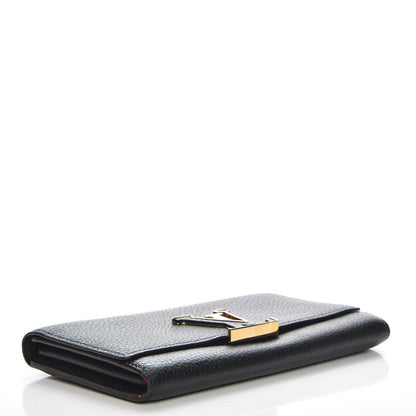 Louis Vuitton Taurillon Capucines Wallet Black 4 of 7