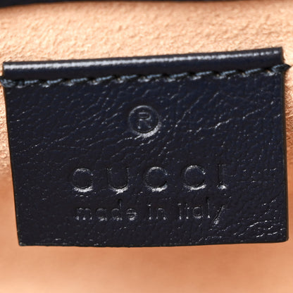 Gucci Monogram Multicolor Matelasse Diagonal Super Mini GG Marmont Shoulder Bag Green Blue 6 of 11