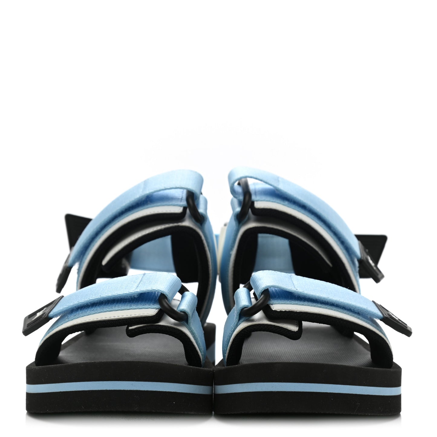 Monogram Flat Arcade Sandals 38 Blue