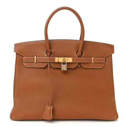 Hermes Togo Birkin 35 Gold 1 of 10