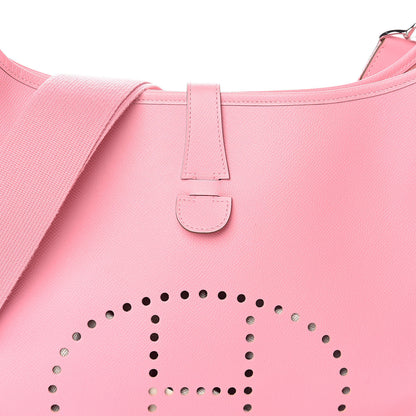 Hermes Epsom Evelyne III GM Rose Confetti 8 of 10