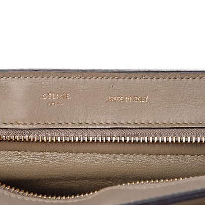 Celine Calfskin Suede Whipsnake Medium Trapeze Black Dune 6 of 29