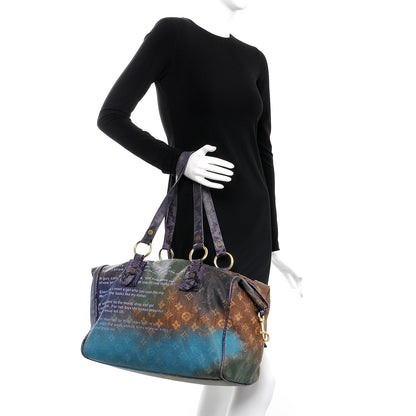 Louis Vuitton Monogram Karung Heartbreak Jokes Tote Violet 2 of 7