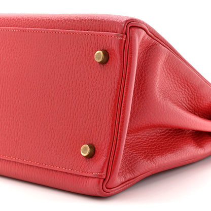 Hermes Ardennes Kelly Retourne 35 Rouge Vif 9 of 22