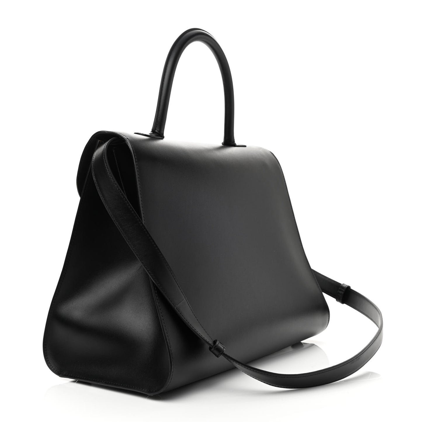 Box Calfskin GM Brillant Satchel Black