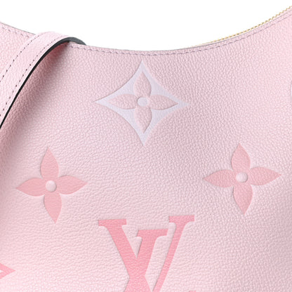 Louis Vuitton Empreinte Monogram Giant By The Pool Marshmallow Hobo PM Bouton De Rose 9 of 10