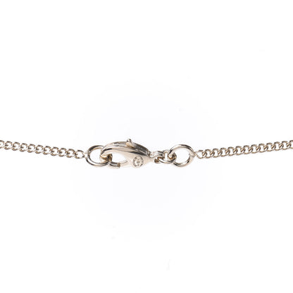 Chanel Pearl Crystal Twisted CC Drop Necklace Gold 4 of 4