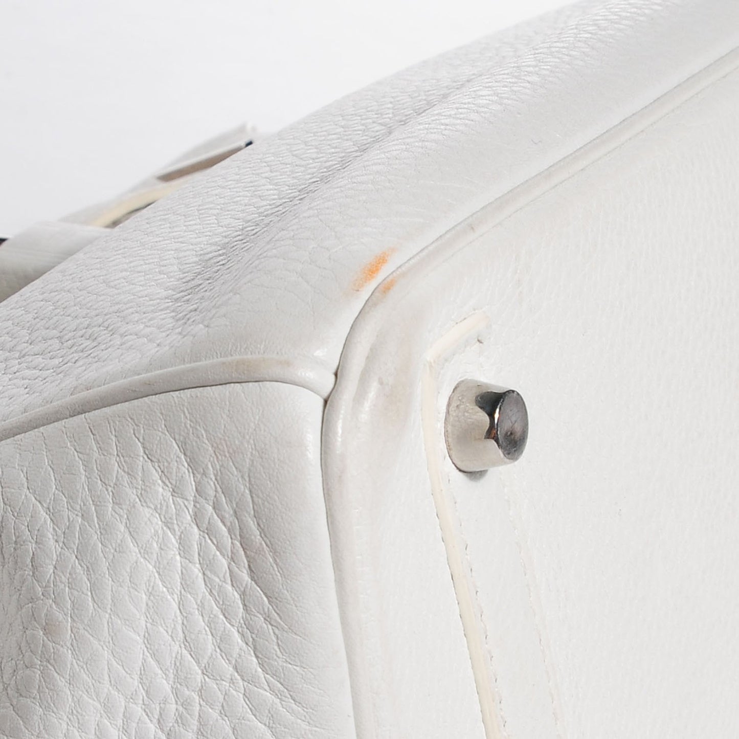 Taurillon Clemence Birkin 30 White