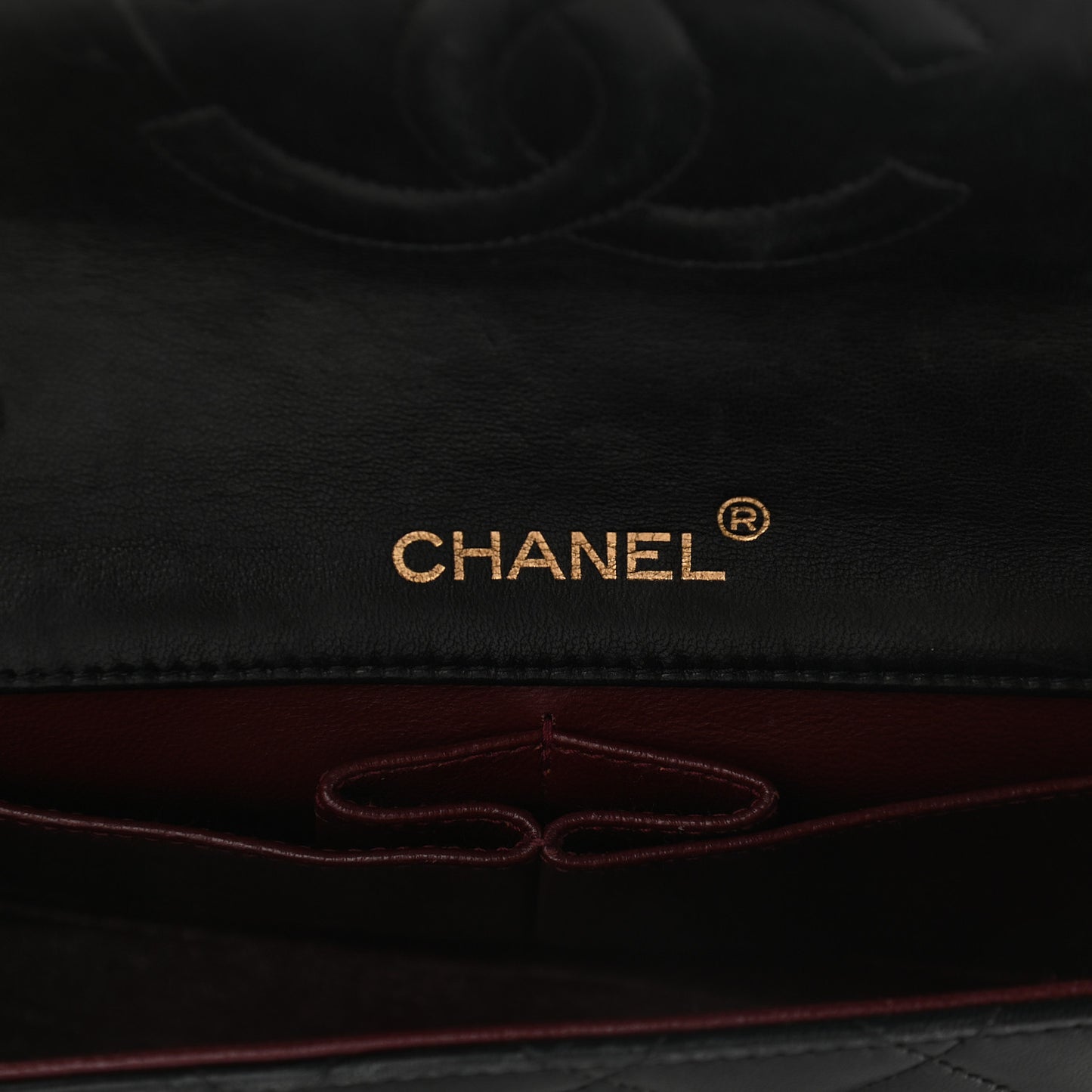 Lambskin Quilted Small Single Flap Black