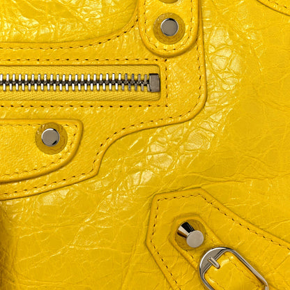 Balenciaga Agneau Classic Hardware Mini City Jaune Soleil 9 of 14