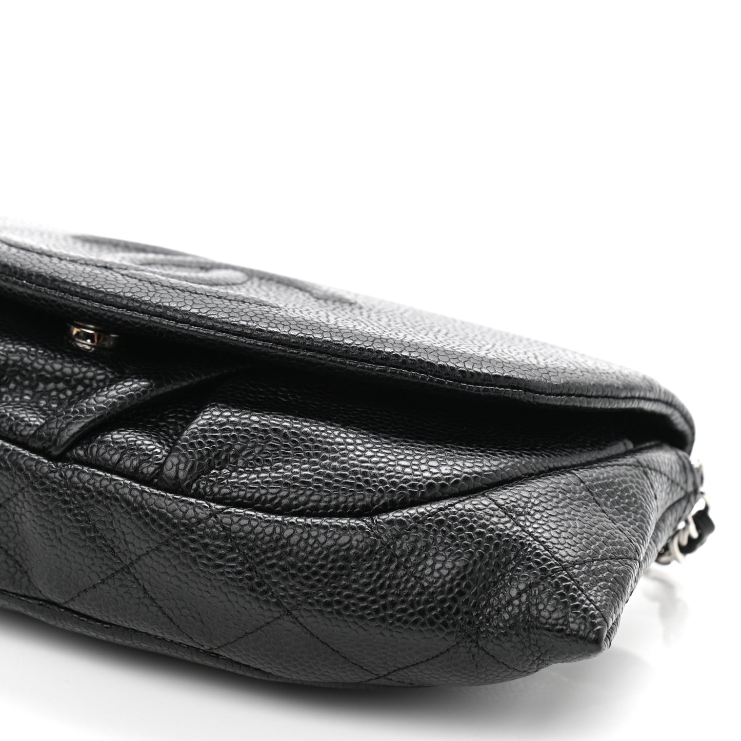 Caviar Half Moon Wallet On Chain WOC Black