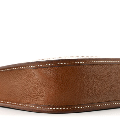 Hermes Taurillon Clemence Amazone Evelyne TPM Fauve Gold 9 of 11