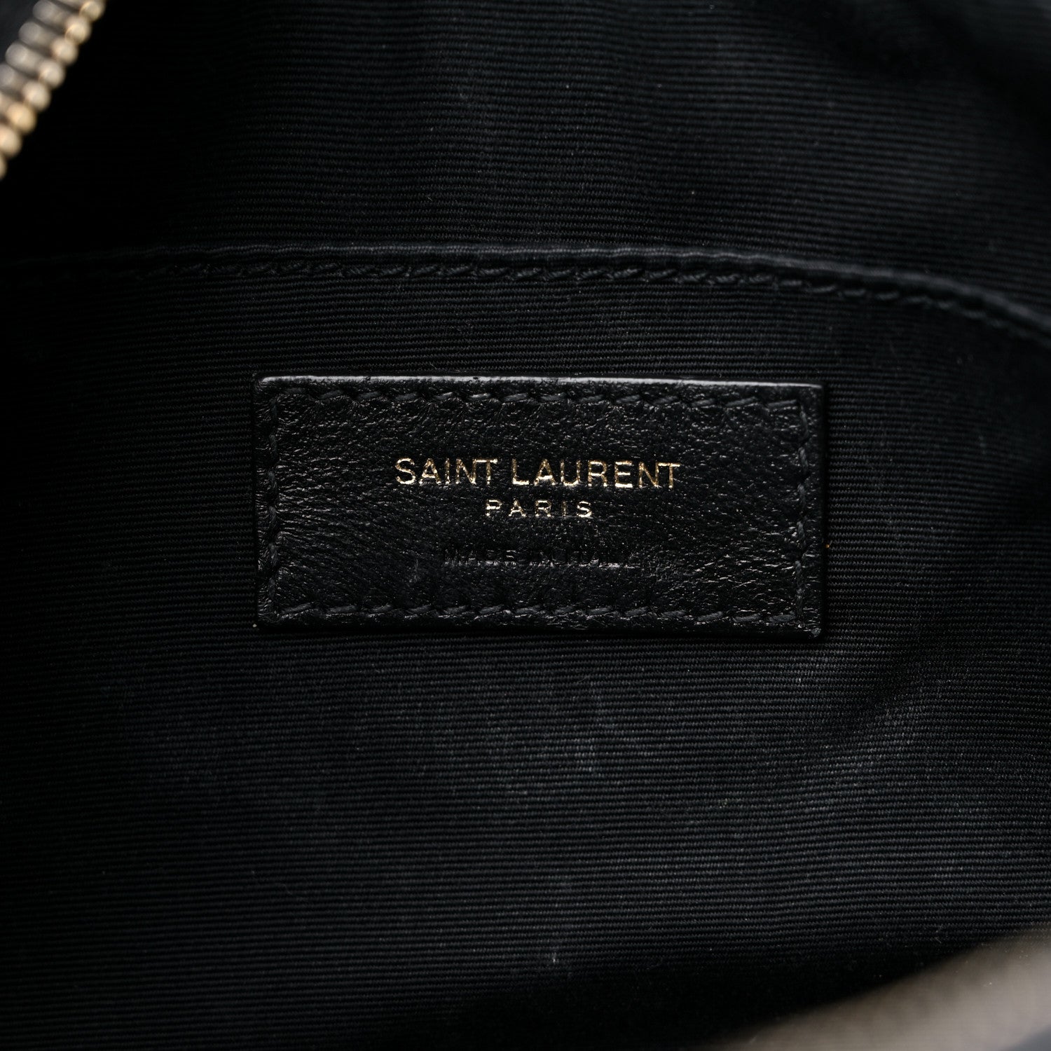 Saint Laurent Calfskin Matelasse Monogram Lou Camera Bag Black 6 of 15