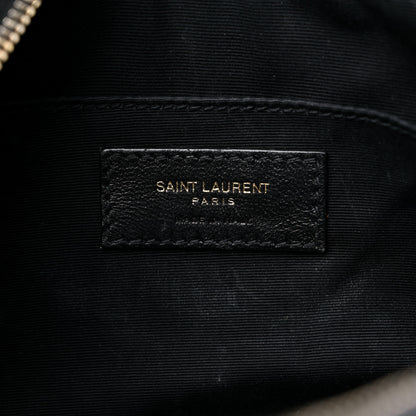 Saint Laurent Calfskin Matelasse Monogram Lou Camera Bag Black 6 of 15