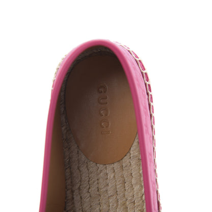 Gucci Microguccissima Signature Espadrilles 37.5 Box Pink 7 of 8