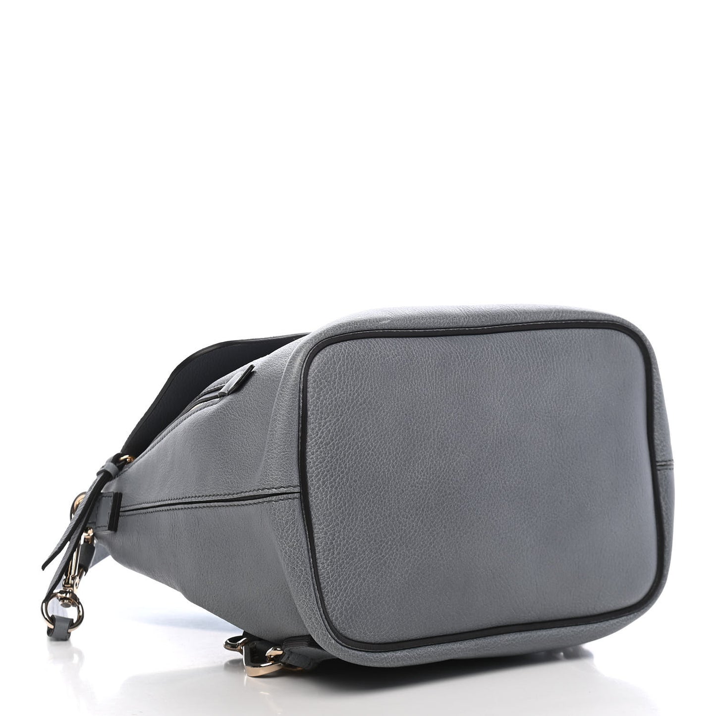 Suede Calfskin Small Faye Backpack Cloudy Blue