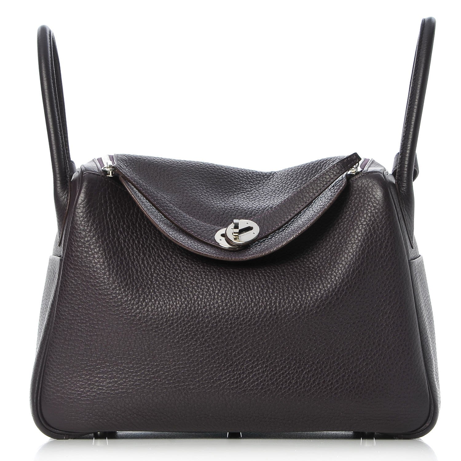 Hermes Taurillon Clemence Lindy 30 Raisin 1 of 7