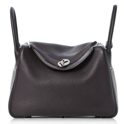 Hermes Taurillon Clemence Lindy 30 Raisin 1 of 7