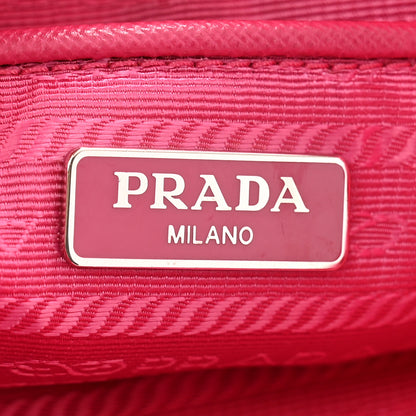 Prada Nylon Vela Double Buckle Backpack Fuxia 6 of 13