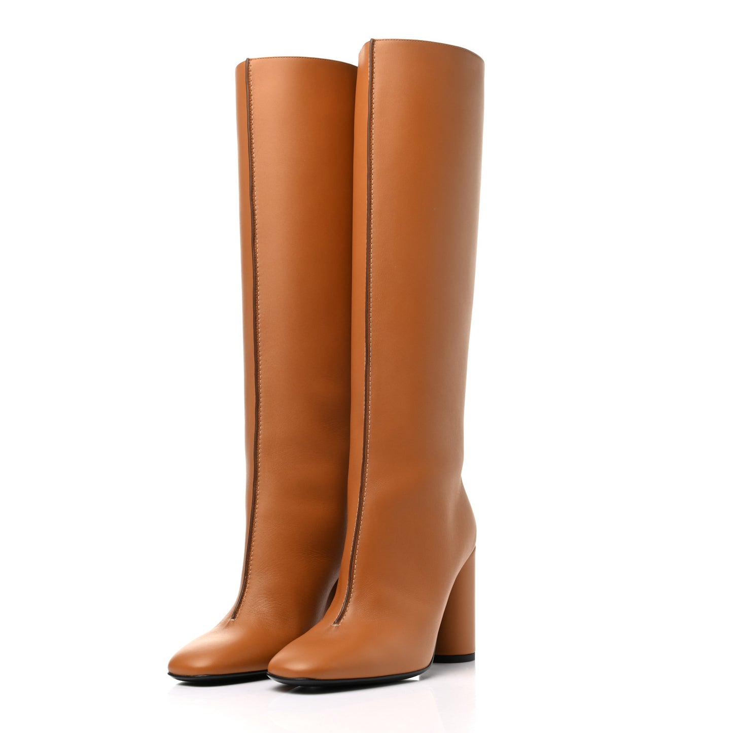Calfskin Dressage Boots 37 Beige Dore