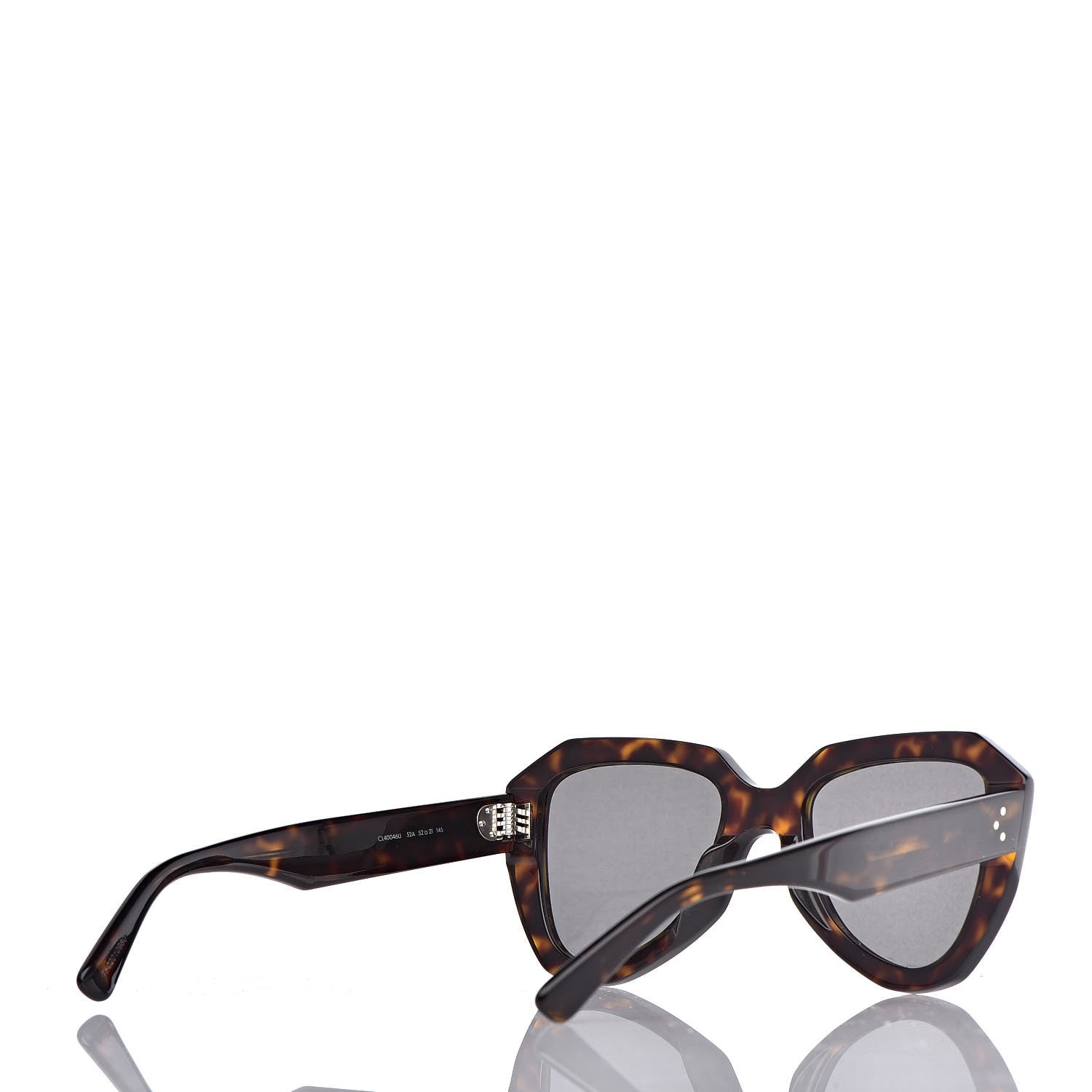 Celine Acetate Sunglasses CL40046U Dark Havana 4 of 7