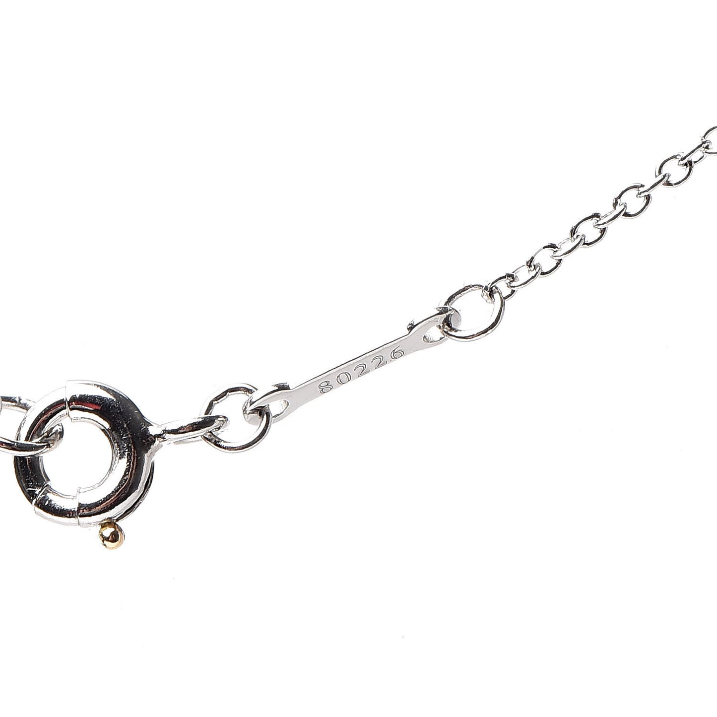 Platinum Diamond .33ct Elsa Peretti Diamonds by the Yard Pendant Necklace