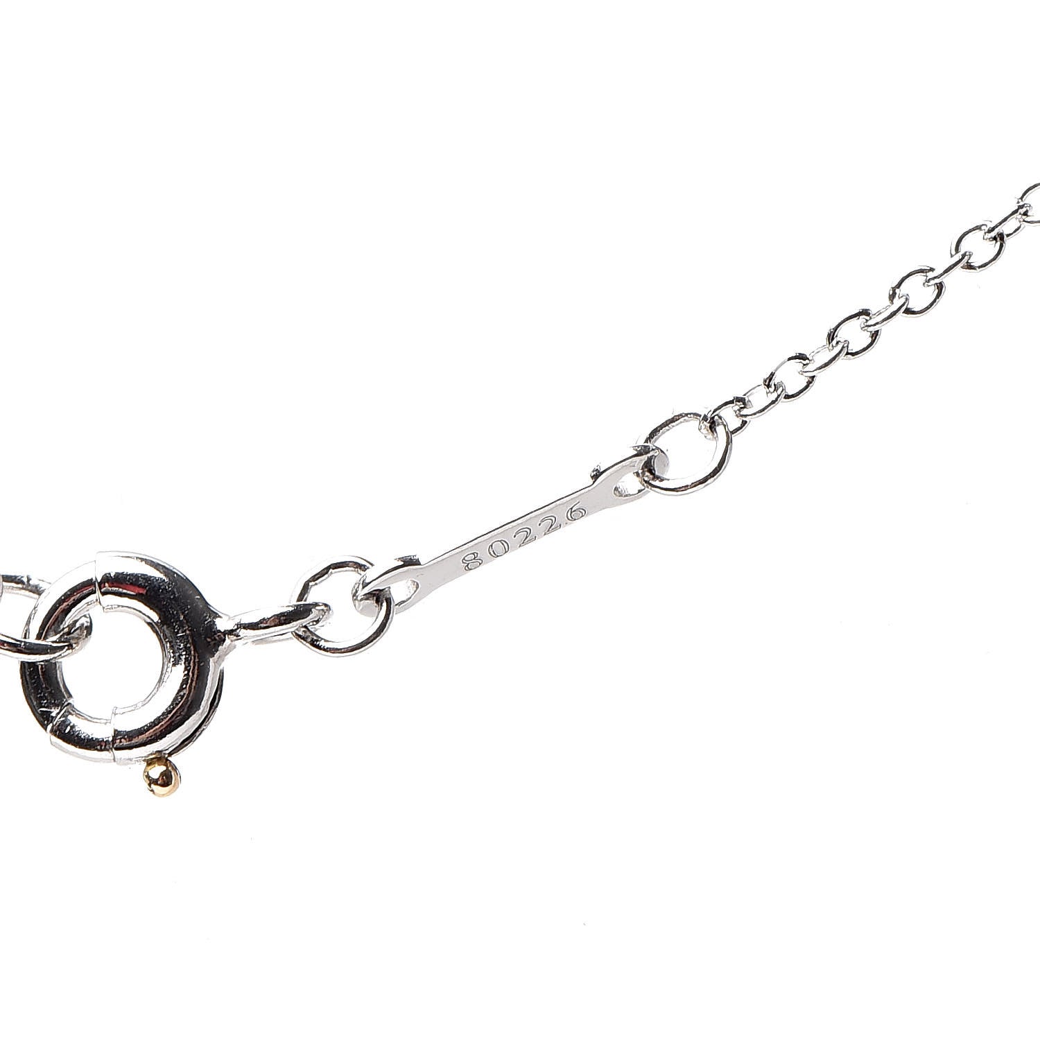 Tiffany Platinum Diamond .33ct Elsa Peretti Diamonds by the Yard Pendant Necklace 10 of 11