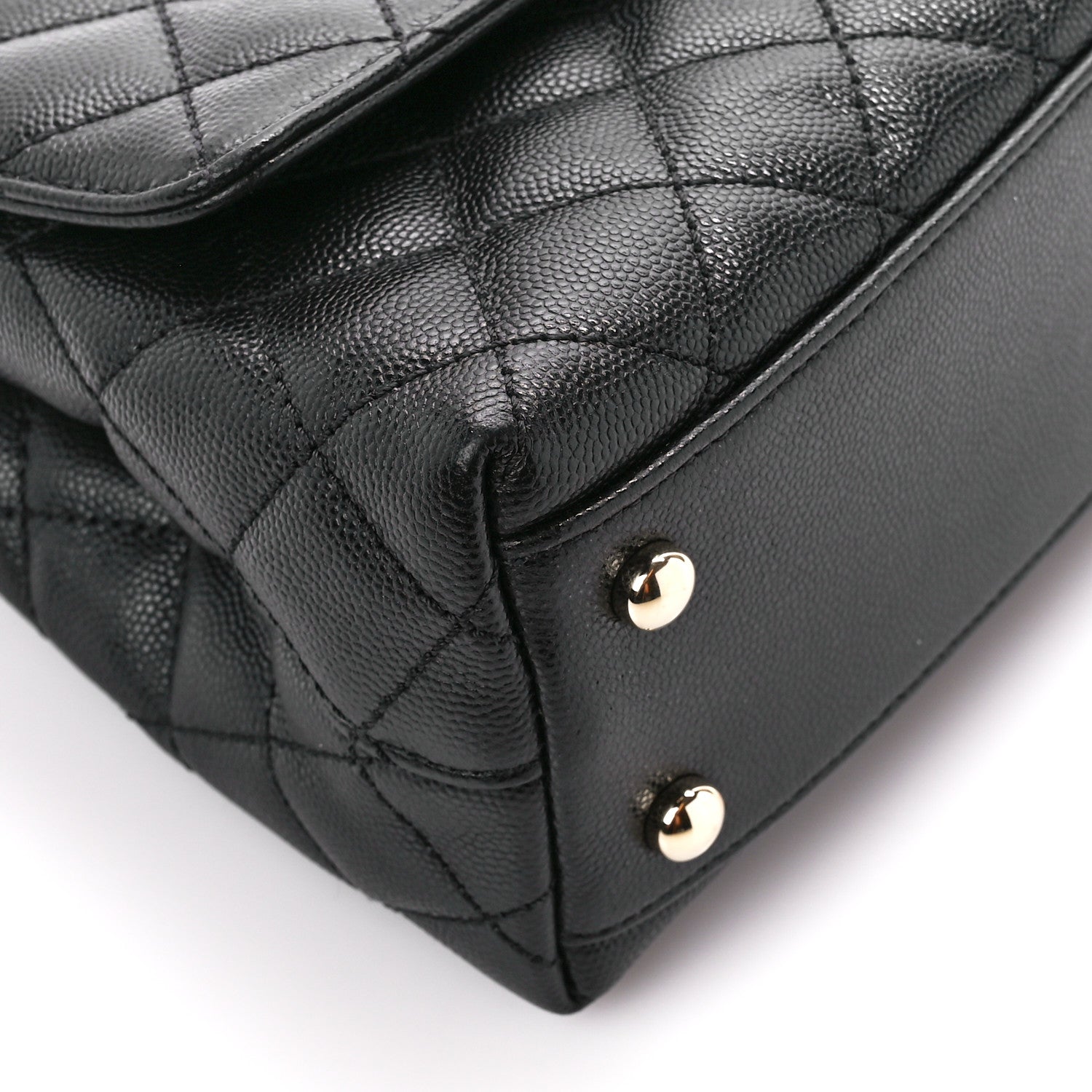 Chanel Caviar Quilted Mini Coco Handle Flap Black 10 of 12