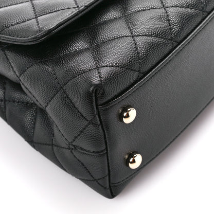 Chanel Caviar Quilted Mini Coco Handle Flap Black 10 of 12