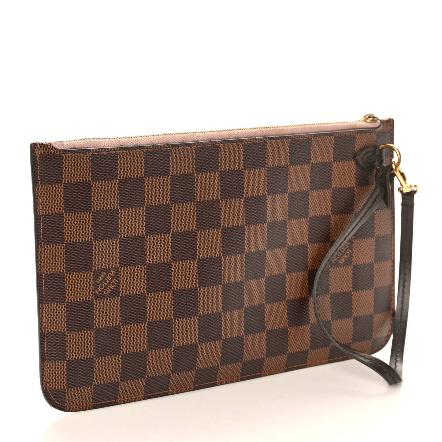 Damier Ebene Neverfull MM GM Pochette Rose Ballerine