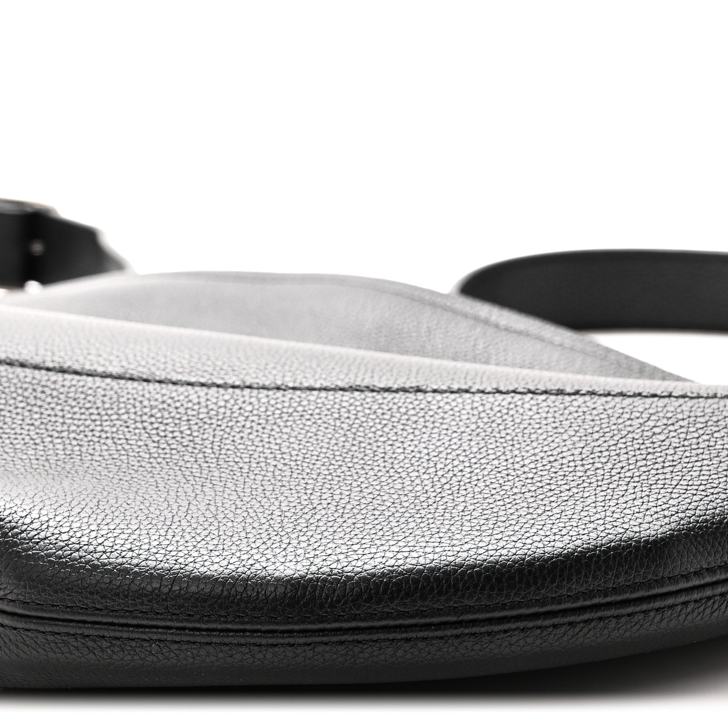 Grained Calfskin Jouve Bag Black
