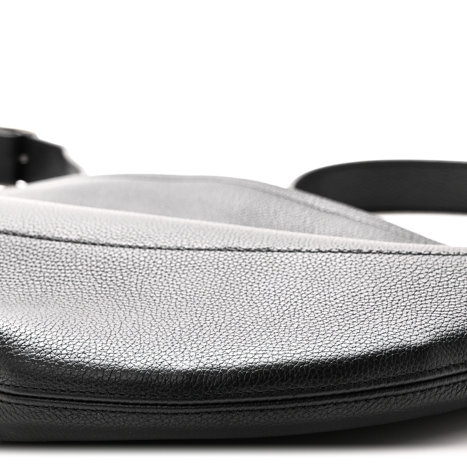 The Row Grained Calfskin Jouve Bag Black 9 of 9