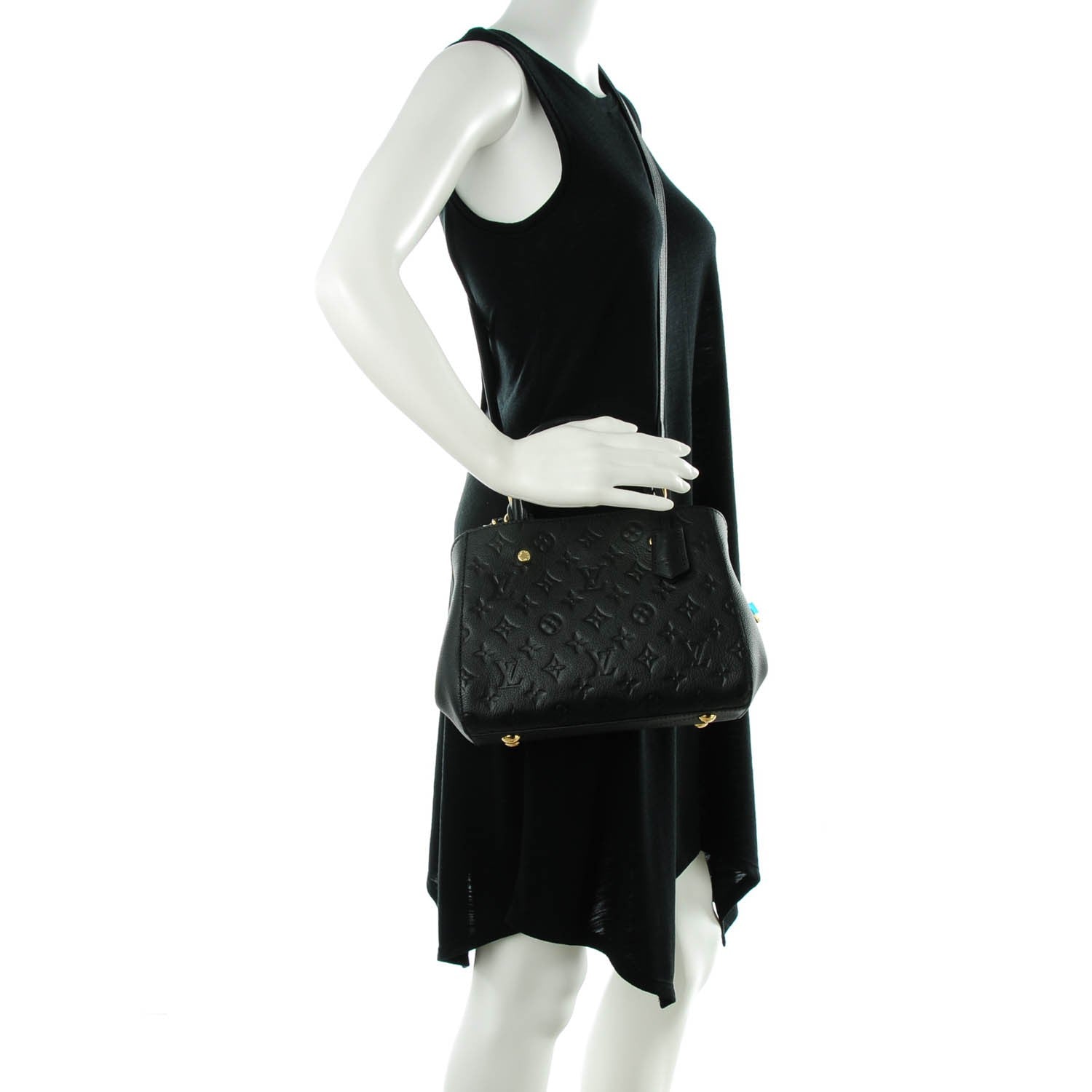 Louis Vuitton Empreinte Montaigne BB Black 2 of 7