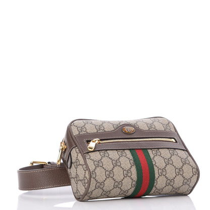 Gucci GG Supreme Monogram Web Small Ophidia Belt Bag 85 34 Dark Brown 4 of 7