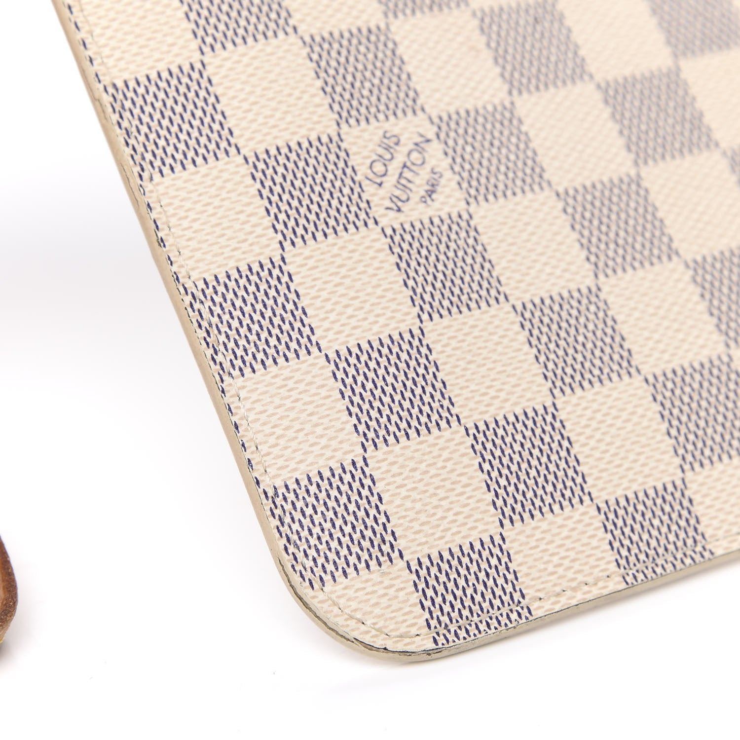 Louis Vuitton Damier Azur Neverfull MM GM Pochette Rose Ballerine 8 of 15