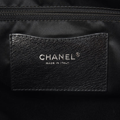 Chanel Glazed Calfskin Large On The Road Tote Black 6 of 11