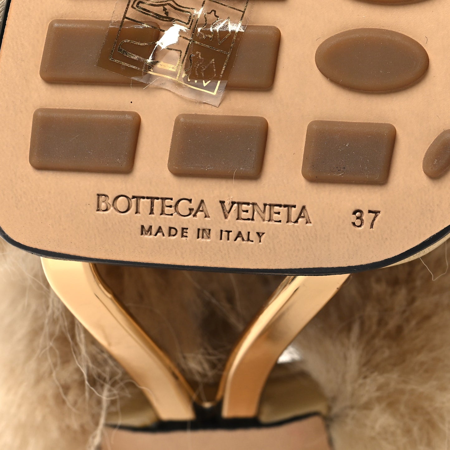 Shearling Curve Soft Poodle Slide Sandals 37 Heirloom