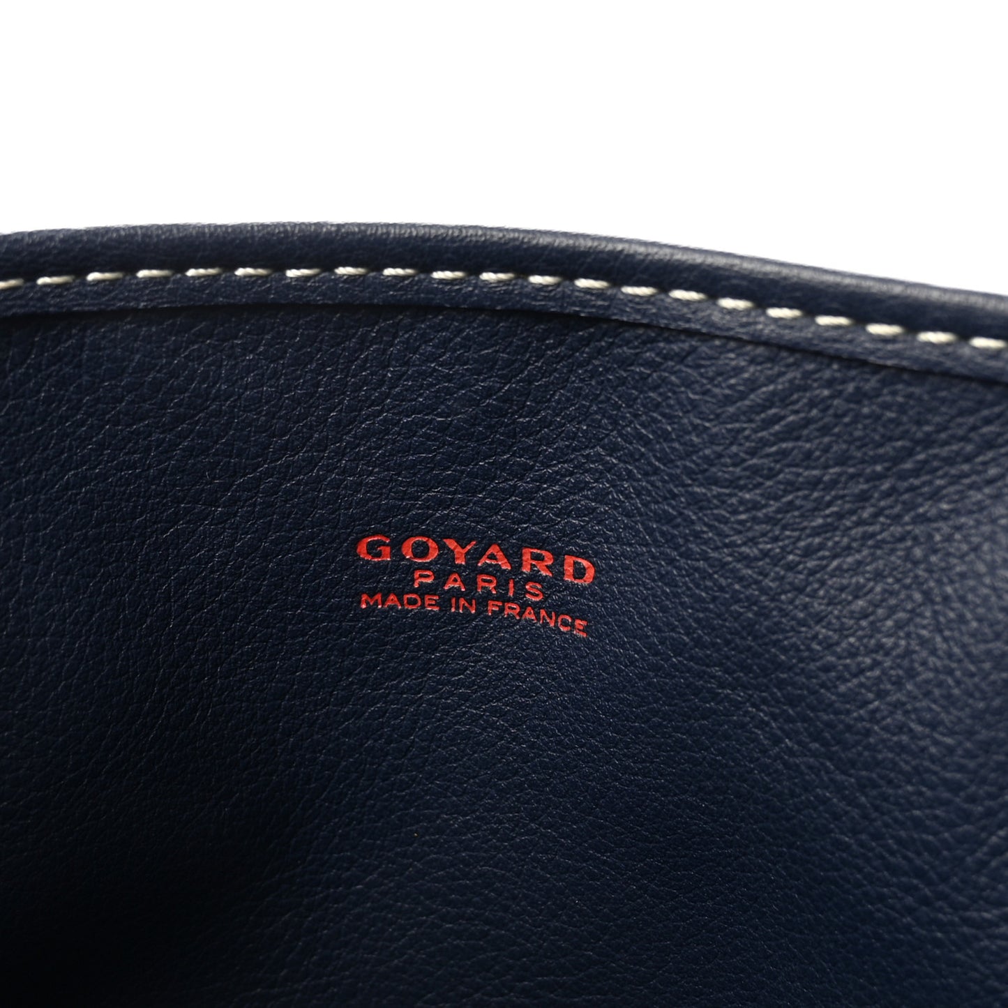 Goyardine Reversible Mini Anjou Navy