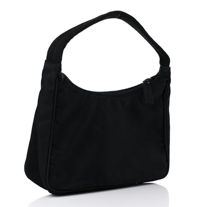 Prada Tessuto Nylon Shoulder Bag Black 3 of 15