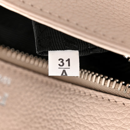 Prada Vitello Daino Soft Flap Crossbody Ninfea 7 of 12