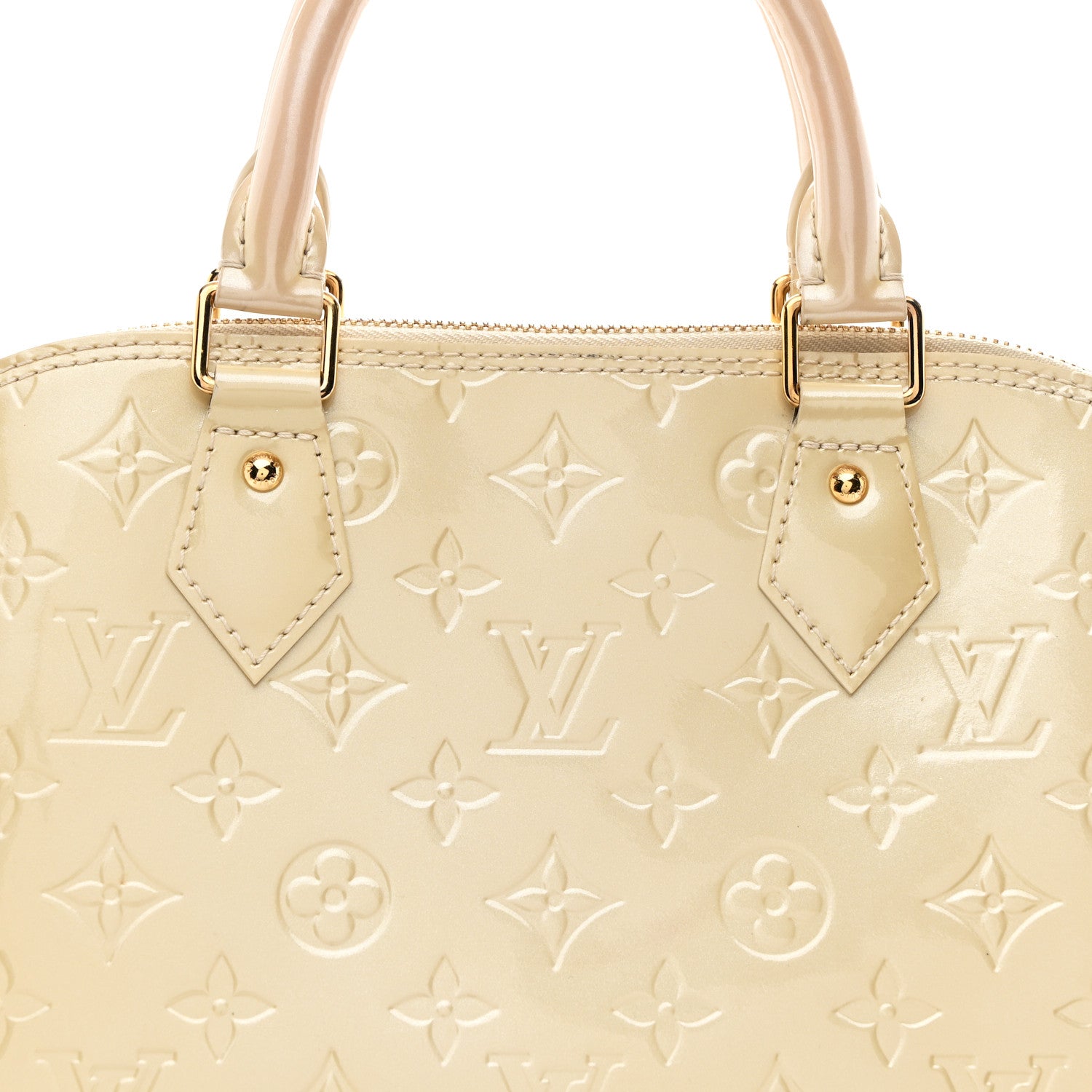 Louis Vuitton Vernis Alma PM Blanc Corail 15 of 19