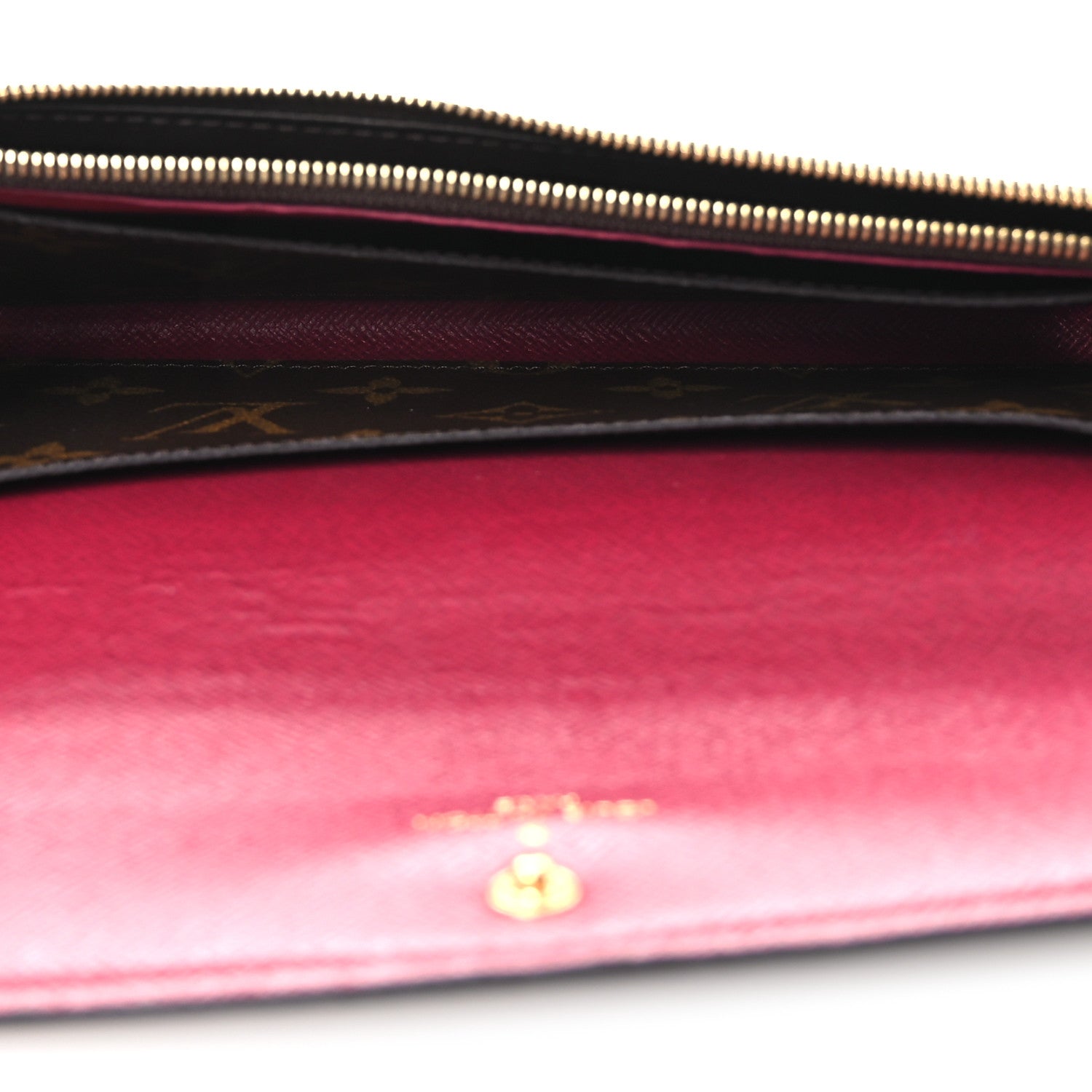 Louis Vuitton Monogram Emilie Wallet Fuchsia 5 of 7