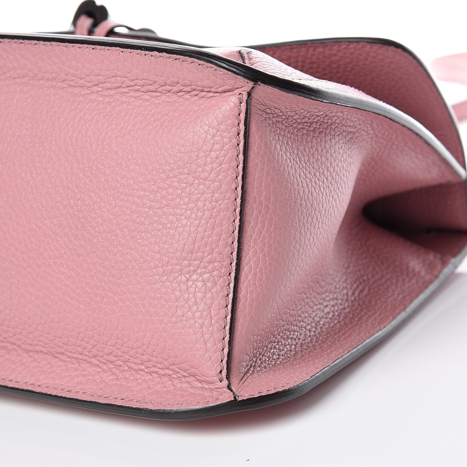 Gucci Cellarius Calfskin Medium Bamboo Daily Flap Shoulder Bag Carmine Rose 8 of 8