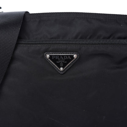 Prada Nylon Flat Messenger Bag Black 10 of 10