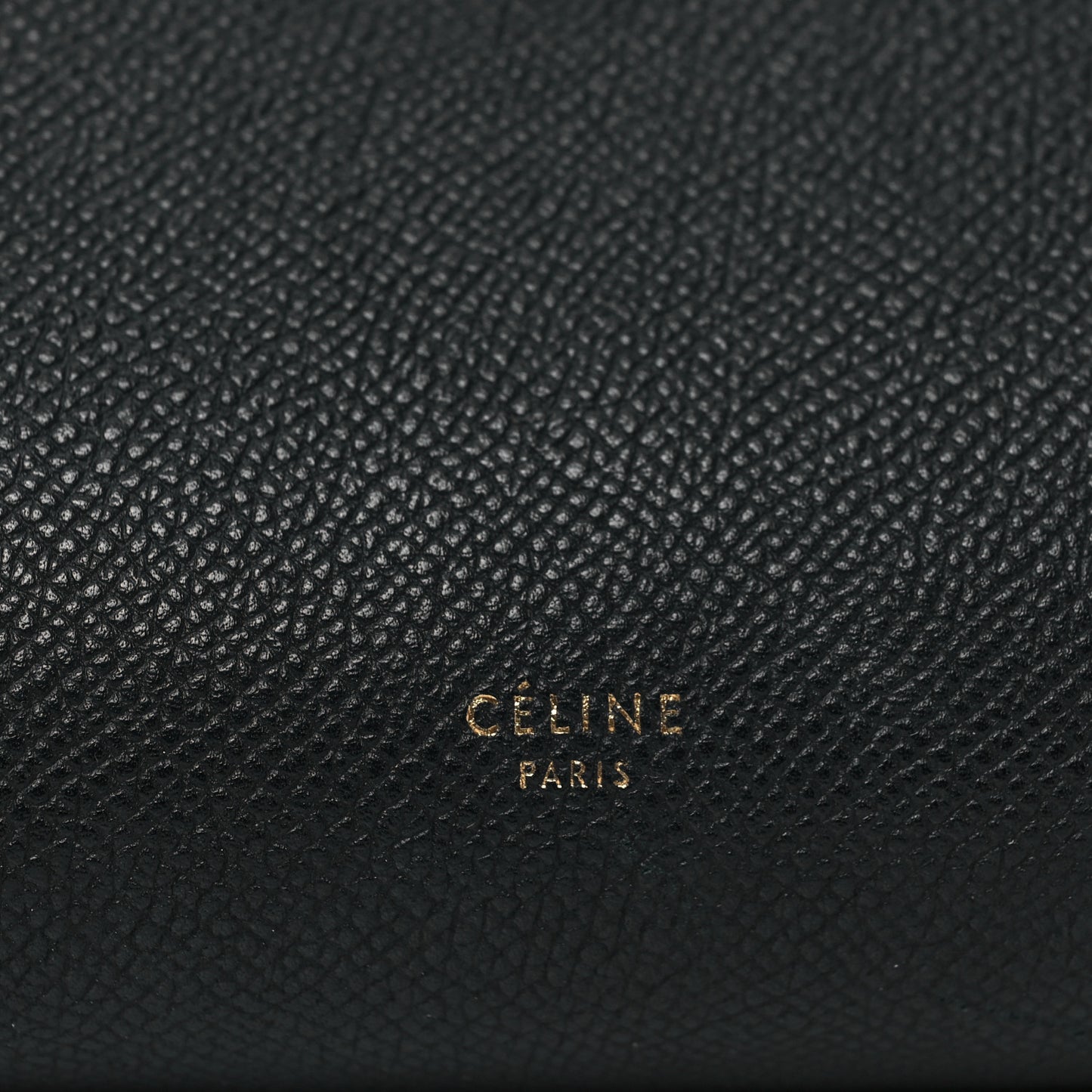 Grained Calfskin Small Belt Bag Black