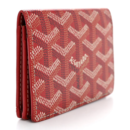 Goyard Goyardine Business Card Holder Red 3 of 13