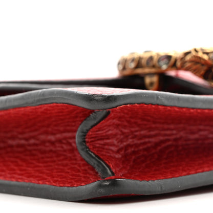 Gucci Calfskin Super Mini Dionysus Shoulder Bag Hibiscus Red 8 of 12