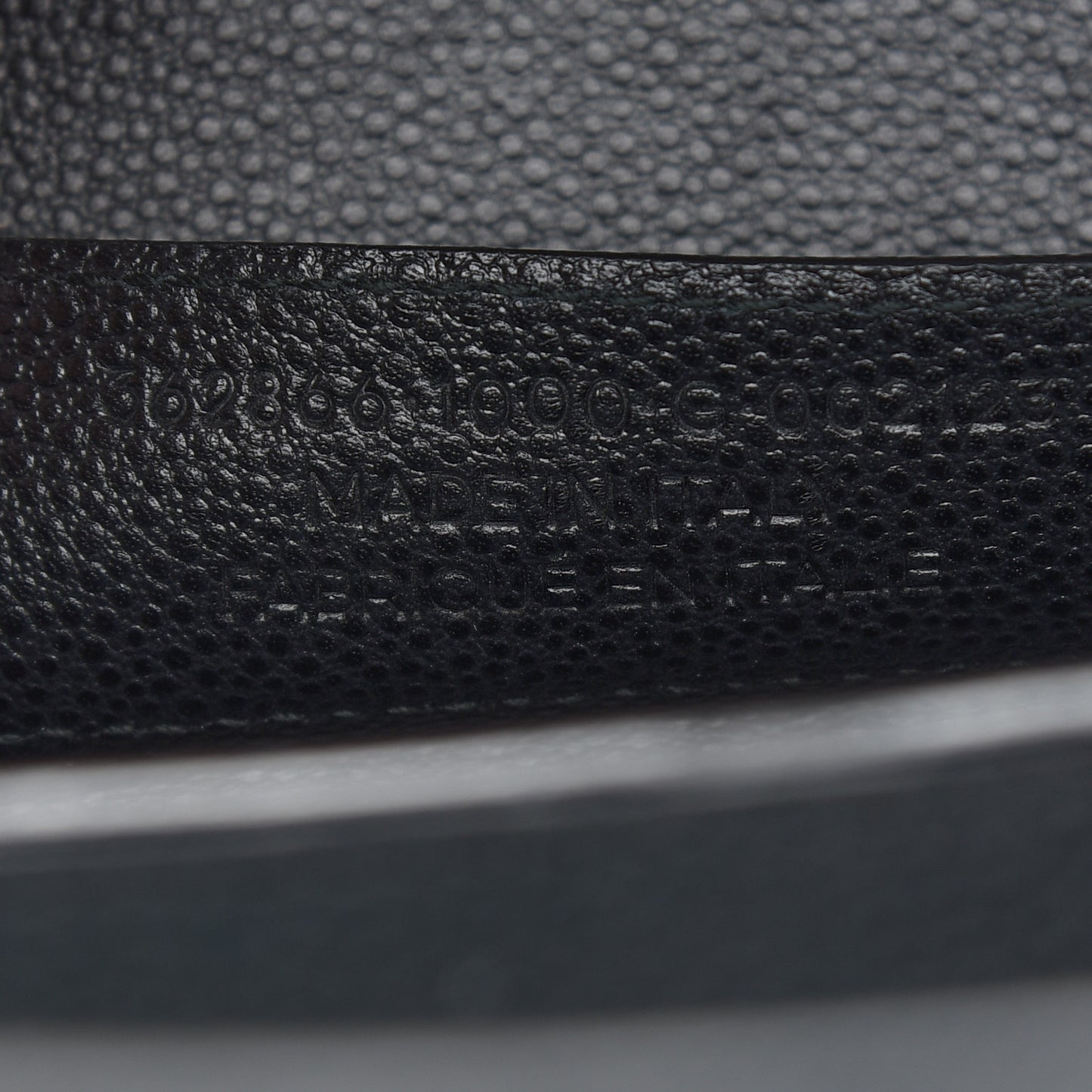 Grained Calfskin Papier Mini Flap Tote Black