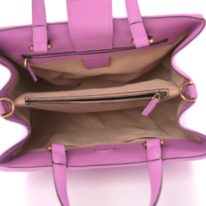 Gucci Calfskin Matelasse Small GG Marmont Tote Candy Mousse 5 of 11