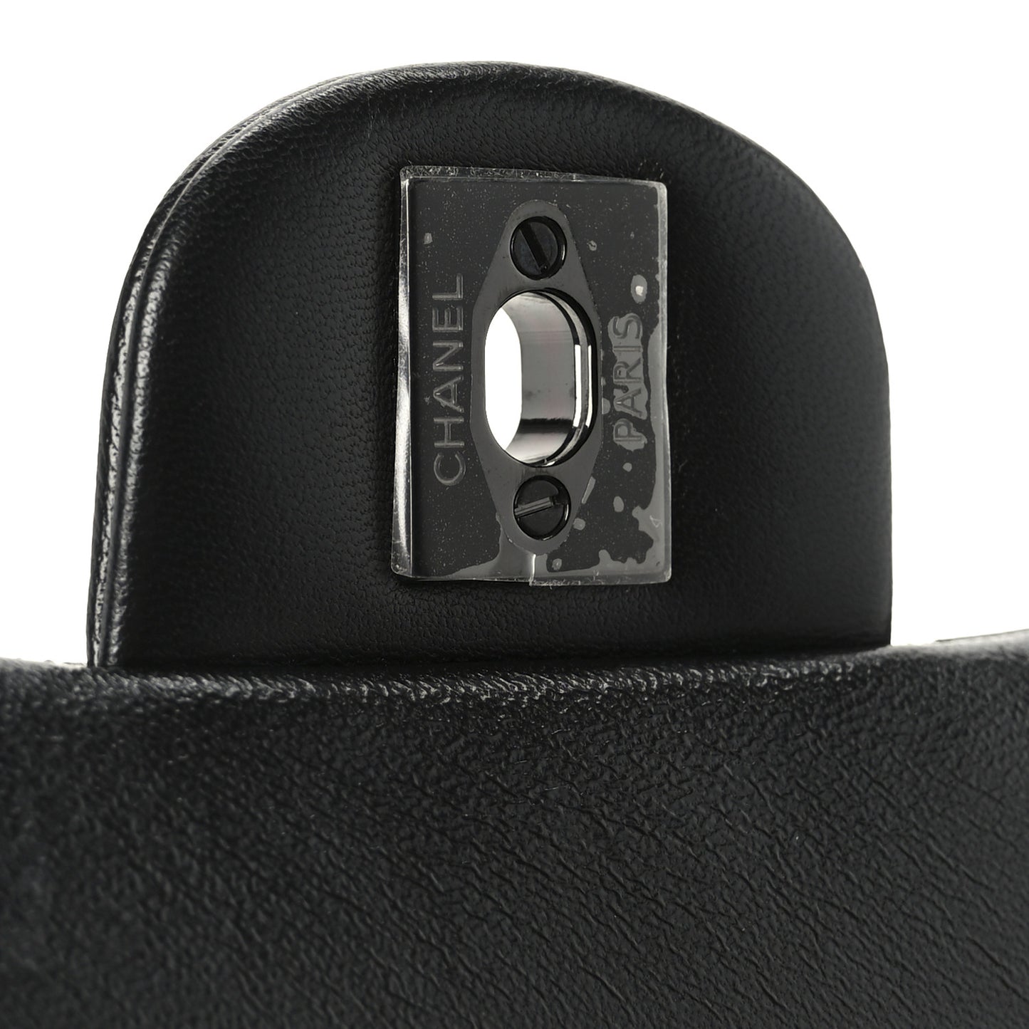 Lambskin Quilted Mini Top Handle Rectangular Flap So Black So Black